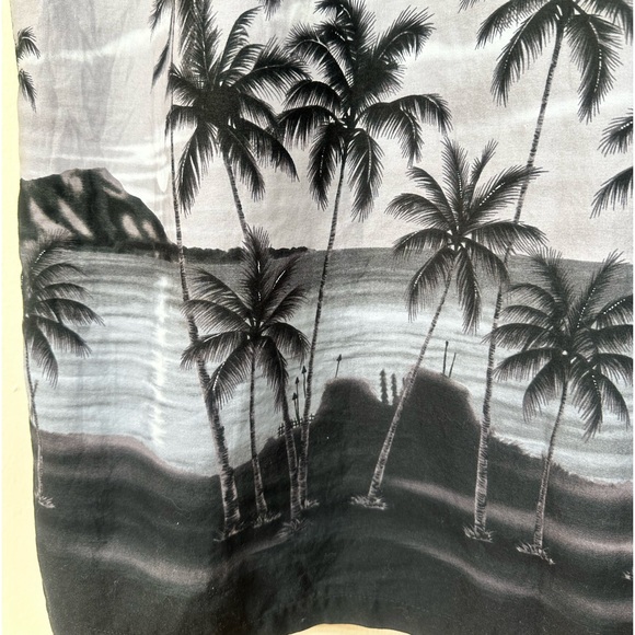 Favant Designed In Hawaii Men’s Palm Tree Casual Comfy Cotton Button Down Shirt - Picture 3 of 11